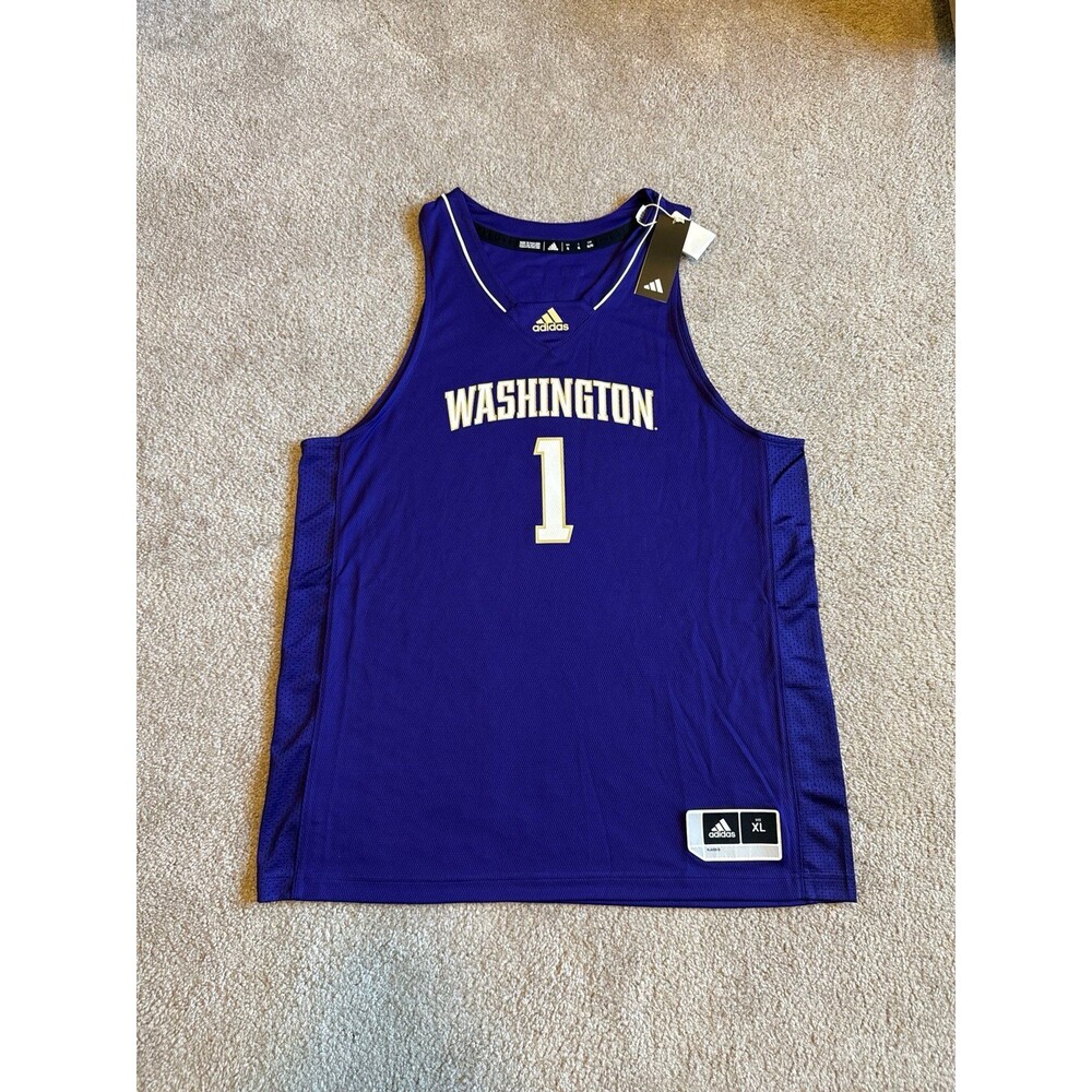Washington Huskies Adidas Men’s Basketball Jersey Size XL